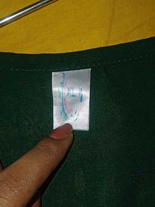 Green Button-Down Kurta