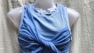 CUTE SKY BLUE TOP
