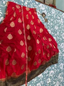 Banarsi Silk Lengha With Beautiful Dupatta