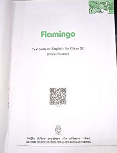 Class 12th (XII) ENGLISH TEXTBOOK (NCERT) Flamingo