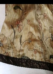 Gold With Black Skirt