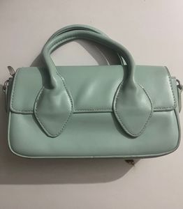 Blue Satchel Bag