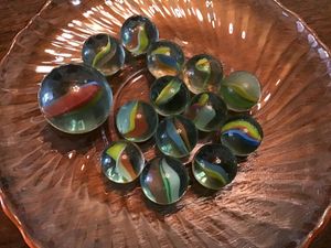 kancha , Glass Marble, (30 Marbles PACK)