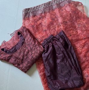 Elegant Maroon Kurta