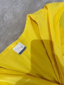 Yellow  Midi Dress