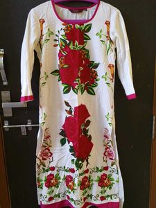 Floral Print Kurta