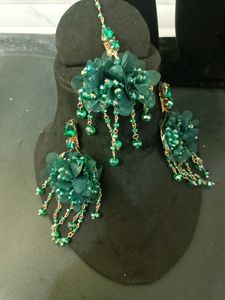Earings With Tikka