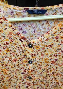 Floral Button-Down Top