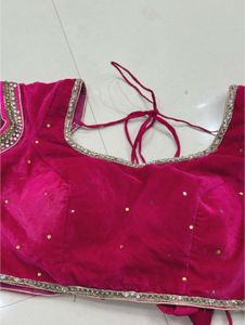 Rani Pink Velvet Blouse Bust 32