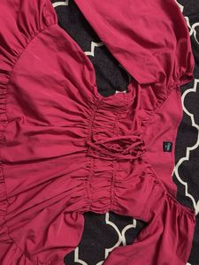 Pink A Line Dress