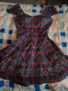 dark coquette Flare Dress