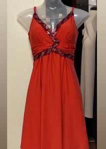 Pintrest Peach Sleeveless Dress