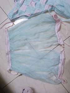 Cute Girls Dress To-To frock with detachable sleev
