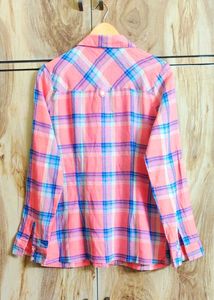 Coral Colour Shirt Size-40
