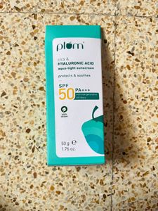 Plum Cica & Hyaluronic Acid Aqua Light Sunscreen