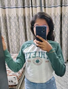 Green Full Sleeve Top
