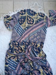 Abstract Print Dress