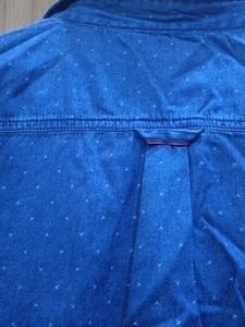 Blue Printed Shirt