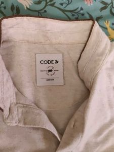 Code Tshirt - M - Cream Color