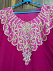 Pink Embellished Salwar Kameez