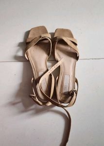 Mango Beige Sandals