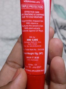Strawberry And Cocoa Butter Lip Balm
