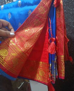 Elegant Blue Saree