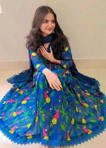 Anarkali Set ✨️💚🛺🤍🌿