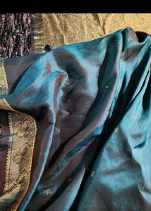 Pure silk double tone kanjeevaram