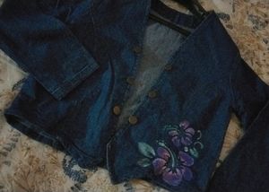 Floral Denim Jacket