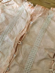 Peachy corset top