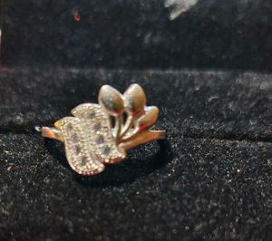 Sparkling Floral Ring Pure silver 💍