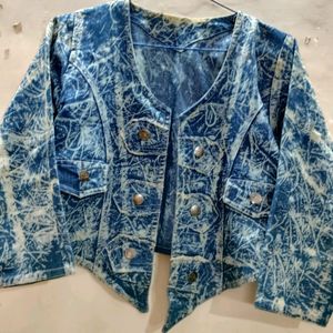 🧿Denim Short Jacket - Only ₹90l! + Free Gift🛍️