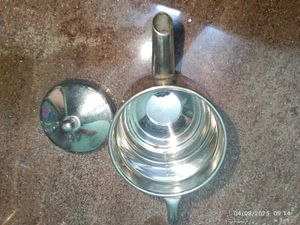 Elegant Stainless Steel Teapot