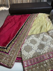 Pure Chiffon Lehenga Style Saree