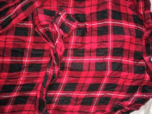 Red &amp; Black Plaid Shirt