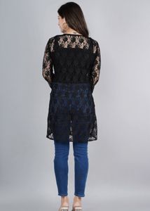 Elegant Black Lace Dress