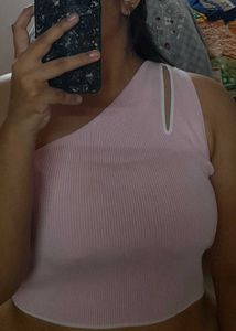 Pink One-Shoulder Top ✨️🎀
