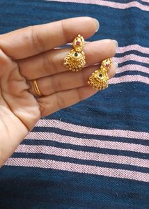 One Gram Gold Earrings
