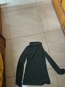Sea Green Turtleneck Top