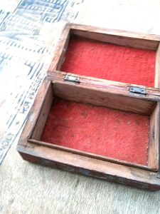 Vintage Carved Wooden Box