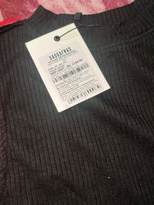 Sleeveless Black Top