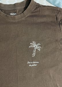 Brown Graphic T-Shirt