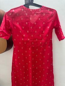 straight kurta set with plazzo