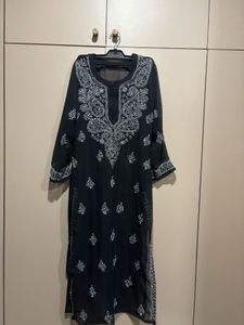 Elegant Black Kurta