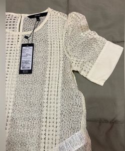 Vero ModaSheer Lace Top