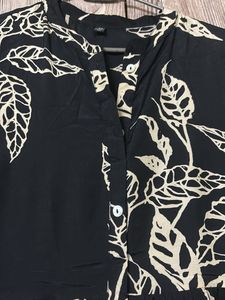Leaf Print Dress cum gown