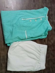 Girls&#39; Full Sleeves T Shirt Pajama Set