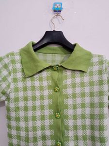 Cute Fluorescent Green Top