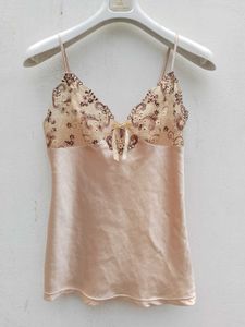 Satin Maxi Top.